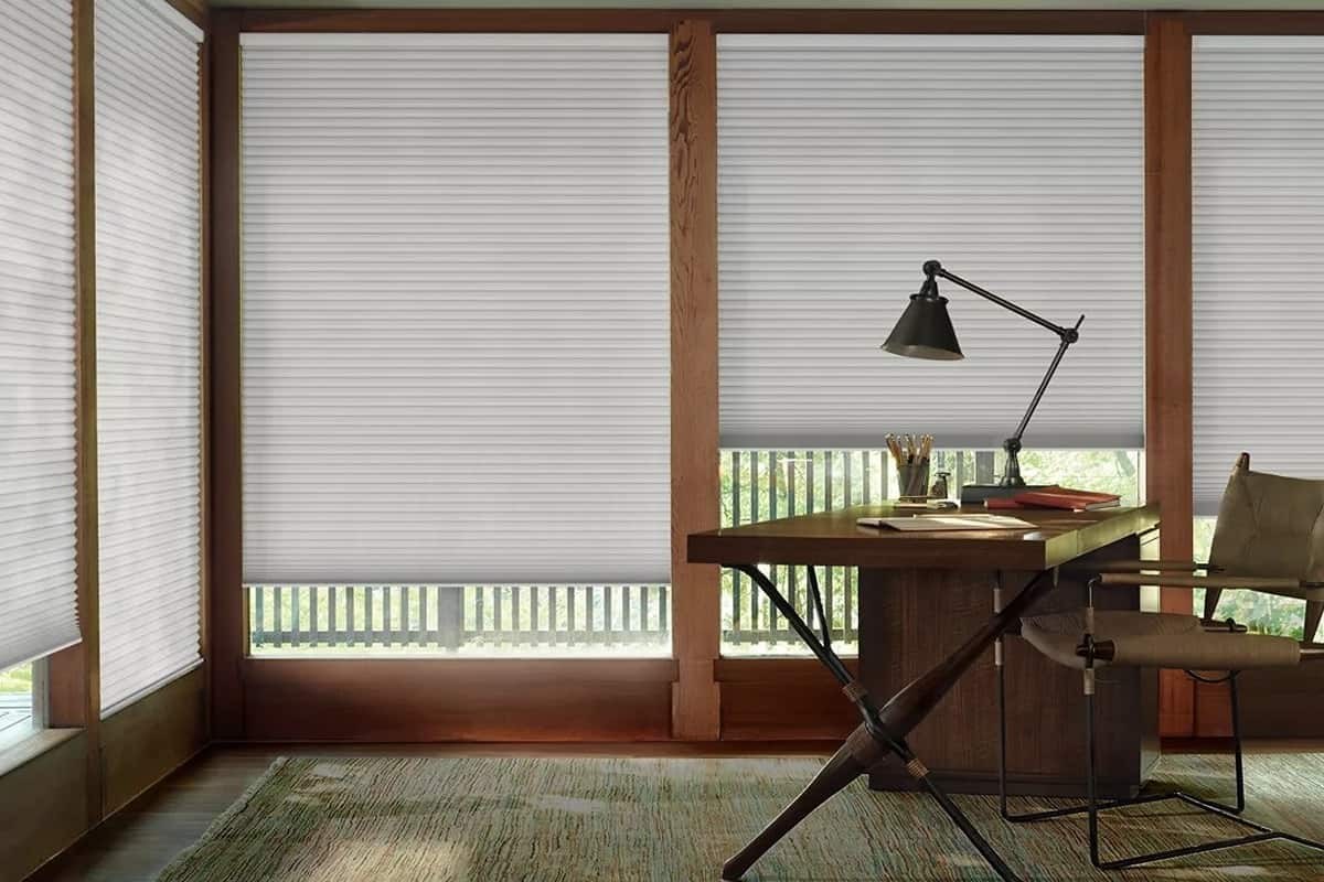 Protecting your home office with Duette® Honeycomb Shades